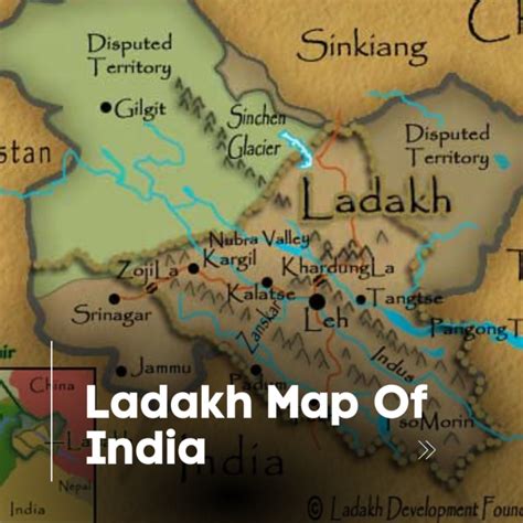 Ladakh Map Of India: A Guide Of Ladakh Maps