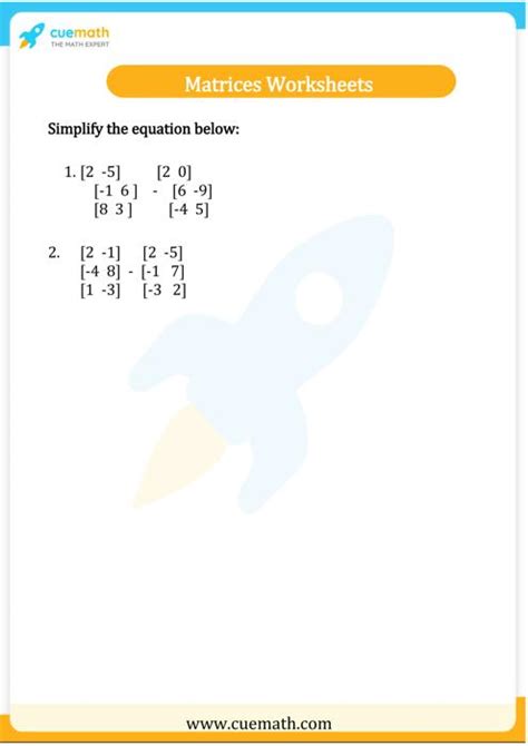 Free matrix inverse worksheet, Download Free matrix inverse worksheet ...