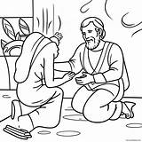 Acts 3 Miracle Healing Coloring Page 71654 56724 sketch template