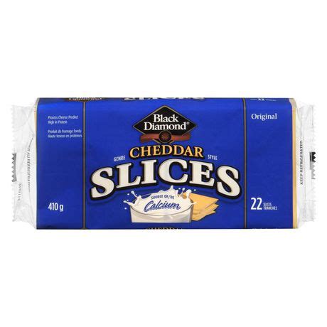 Black Diamond Cheese Slices 22, 22 Slices, 410 g - Walmart.ca