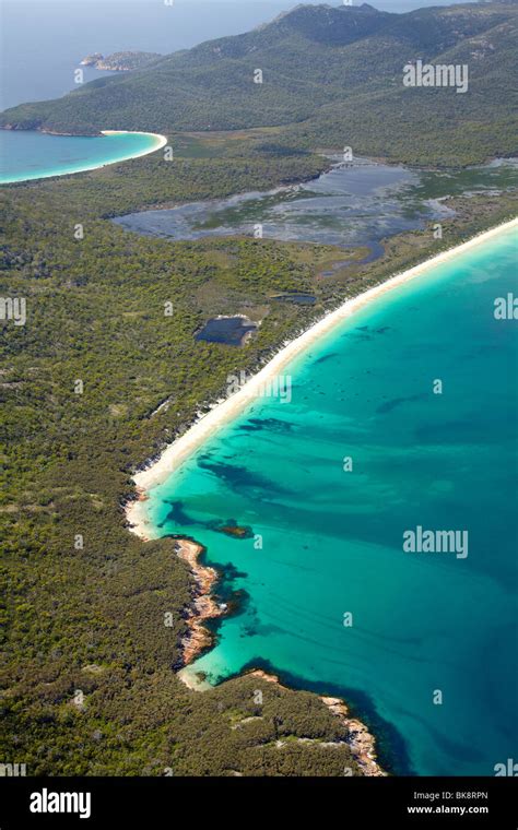 Hazards Beach and Lagoon, Promise Bay, Freycinet National Park, Freycinet Peninsula, Eastern ...