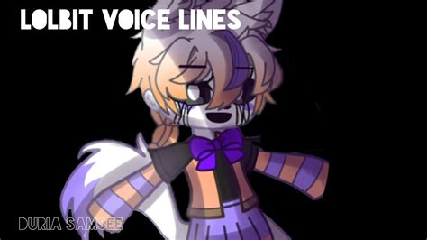 lolbit voice lines || gacha club - YouTube