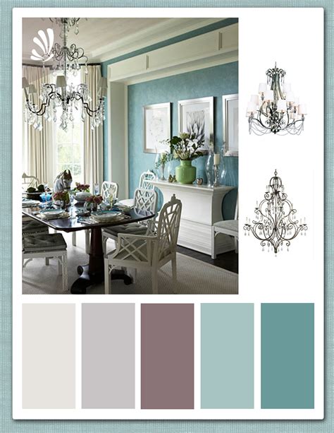 Teal, plum and warm grey palette First 3colours for living room | Home inspiration | Dining room ...