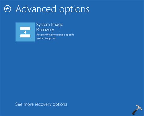 How to boot into advanced recovery options in Windows 11