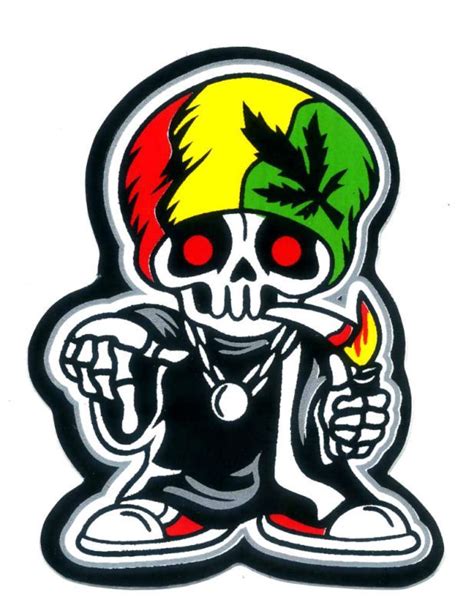 Resultado de imagen para rasta decal | Skull wallpaper, Skulls drawing, Art