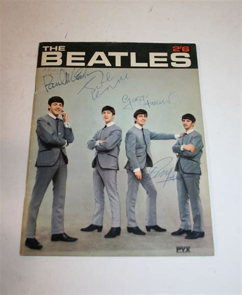 RARE SET OF BEATLES AUTOGRAPHS UP FOR SALE - The Visitor. Covering Somerset, Dorset and Wiltshire