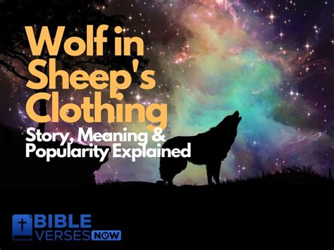 Wolf in Sheep’s Clothing: Story, Meaning & Popularity Explained – Bible Verses of the day