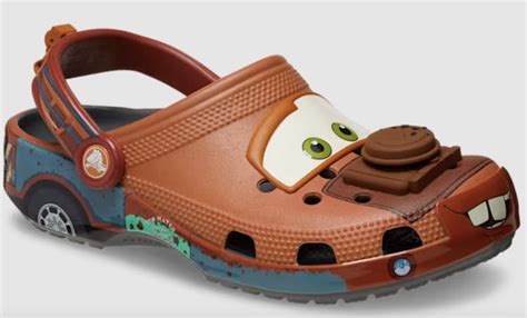 Pixar Releases Playful Crocs That Look Like Mater From ‘Cars’ | My Modern Met