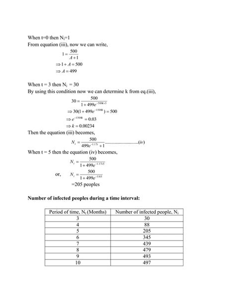 Application of Differential Equation