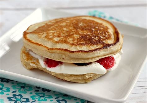 PANCAKE BREAKFAST SANDWICHES - Butter with a Side of Bread