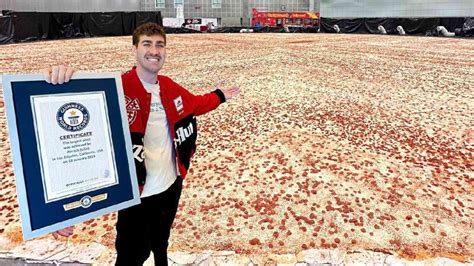 Pizza Hut Sets Guinness World Record With Insane 68,000-Slice Pepperoni Pie - Boss Hunting