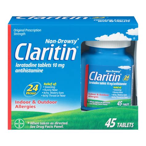 Claritin-D 24 Hour Non-Drowsy Allergy and Congestion Tablet, 10 Count ...