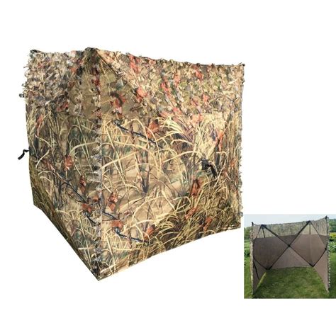 Portable Pop up Camouflage 3 Panel Roof Open Hunting Blinds Tent ...