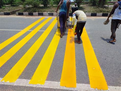 Thermoplastic road marking paint – Abhipsa Construction