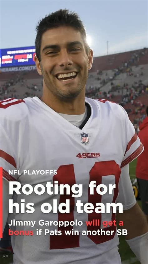 Niners' Jimmy Garoppolo will get bonus if Patriots win another Super ...