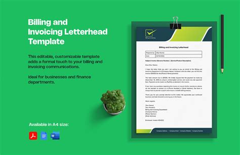 A4 Letterhead Template in MS Word, GDocsLink - Download | Template.net