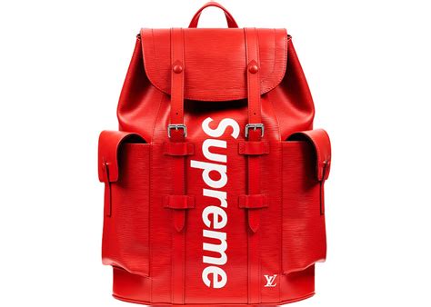 Louis Vuitton x Supreme Christopher Backpack Epi PM Red