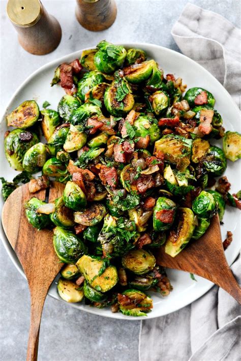 Caramelized Balsamic Glazed Brussels Sprouts - Simply Scratch