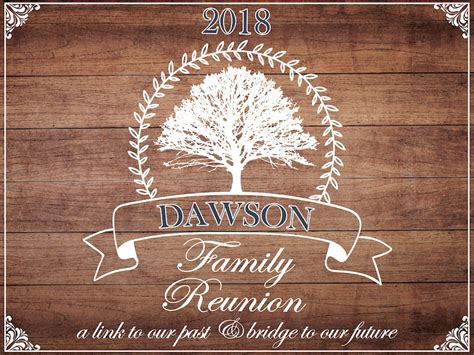 Family Reunion Banner Family Tree Banner Personalized Family | Etsy