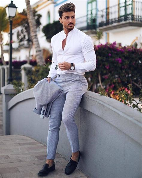 34 Classy And Elegant Work Outfit Idea for Men This Year | White shirt outfits, Stylish mens ...