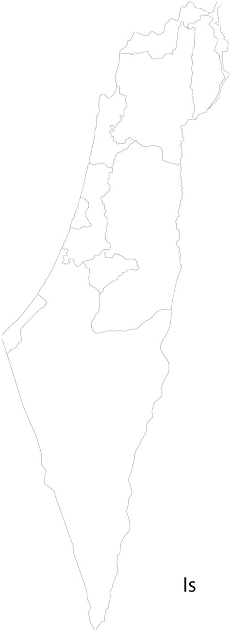 Contour Israel Map Isolated Detail Atlas Vector, Isolated, Detail ...