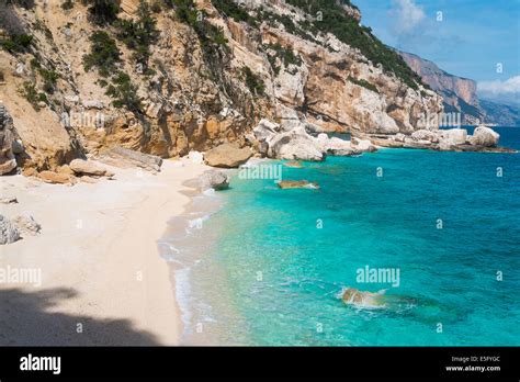 Cala Mariolu beach in Baunei, Sardinia, Italy Stock Photo - Alamy