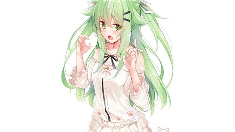 Green Hair Anime Wallpapers - Wallpaper Cave