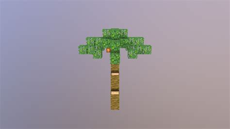 Minecraft Palm Tree Schematic