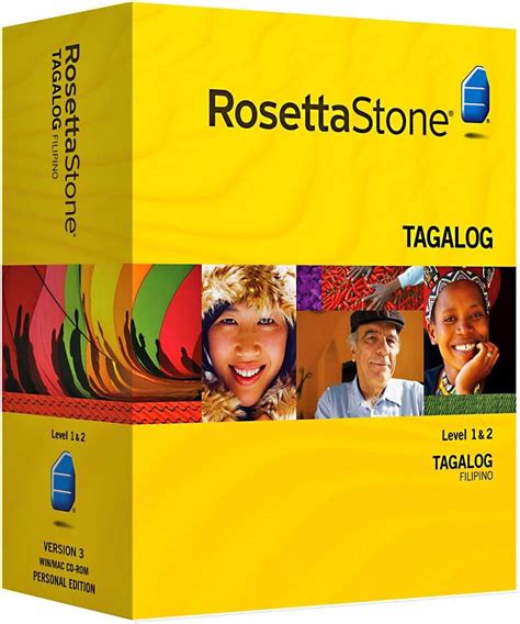 Rosetta Stone Filipino (Tagalog) Level 1 & 2 with Audio Companion : Amazon.ca: Software