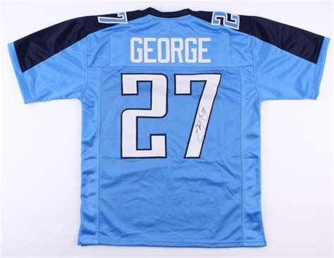 Eddie George Signed Titans Jersey (JSA) | Pristine Auction