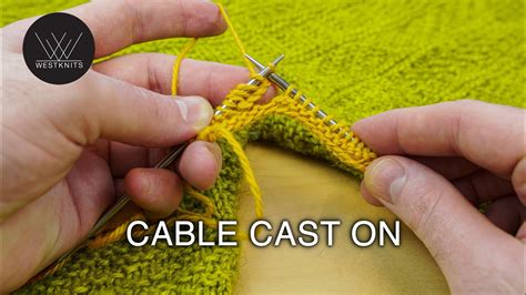 Cable Cast On - Knitting Tutorial - YouTube