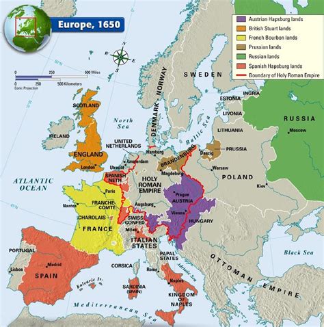 Europe, 1650 | Europe map, Historical maps, Map