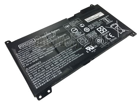 New 48Wh Genuine Battery for HP ProBook 430 440 450 455 470 G4 RR03XL ...