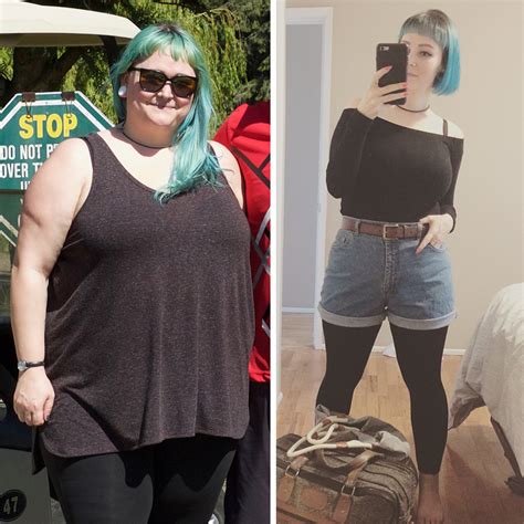 F/33/5'5" [300lbs > 150lbs = -150lbs] (15months) Was asked for body progress pics. Here they are ...