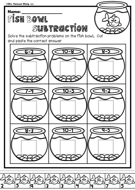 Kindergarten Math Subtraction bundle - Mrs Vanessa Wong