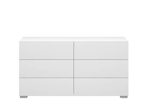 White Lacquer Dresser from Italy | Modern Dresser by Urbania Italia Inc