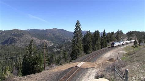 Amtrak Cascades: Emigrant Gap, California - YouTube