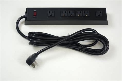 Mountable 10ft Cord Power Strip ED-PS6-10