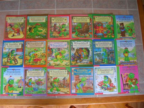 18 FRANKLIN the TURTLE Books by Paulette Bourgeois Childrens RL 2 AR Teacher LOT | Turtle book ...