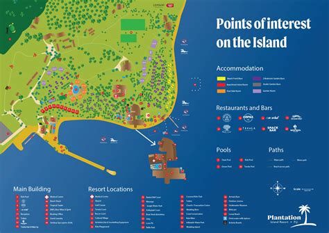 Explore Plantation Island Resort Map