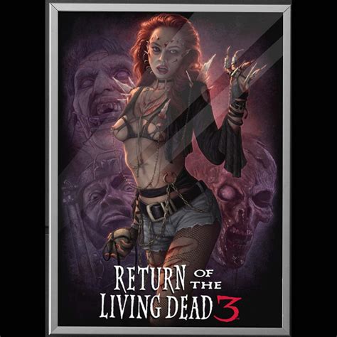 Return of the Living Dead 3 - Julie Hunger Poster – Graveyard Classics