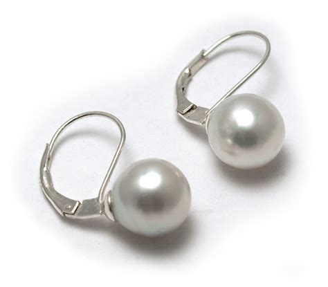 Lever Back South Sea Pearl Earrings set in 14k gold or sterling silver