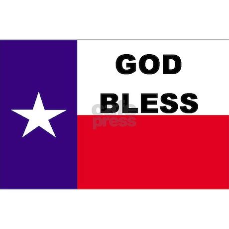 God Bless Texas Oval Decal by godblesstexas