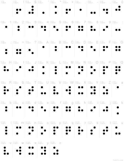 Braille Normal font | Braille tattoo, Braille alphabet, Tattoo fonts