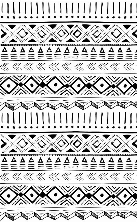 Black Design – Best 25 Tribal Pattern Background Ideas On, Black and ...