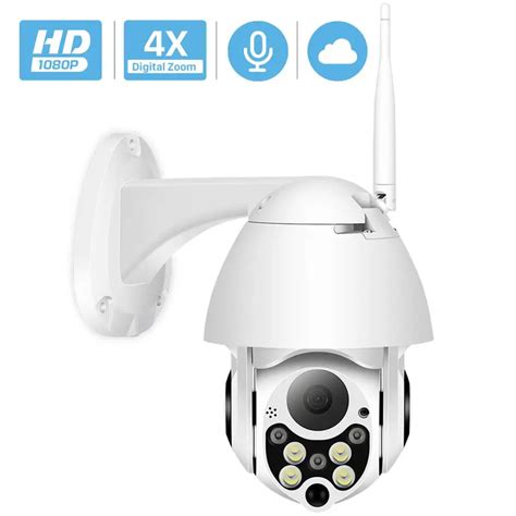 1080P 2MP Wireless IP Camera Wifi Speed Dome PTZ Outdoor IP66 Onvif Two Way Audio IR CCTV ...