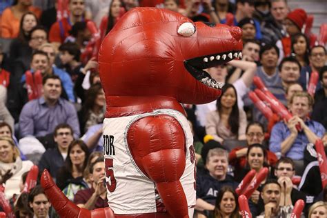 The Toronto Raptors' inflatable mascot tore its Achilles - SBNation.com