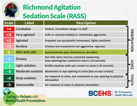 Richmond Agitation and Sedation - RASS