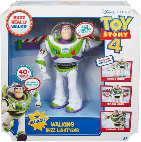 Toy Story 4 Ultimate Walking Buzz Lightyear Action Figure Damaged ...