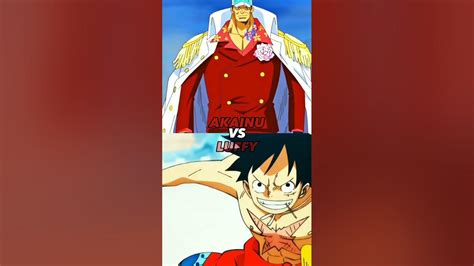 Akainu vs Luffy - YouTube